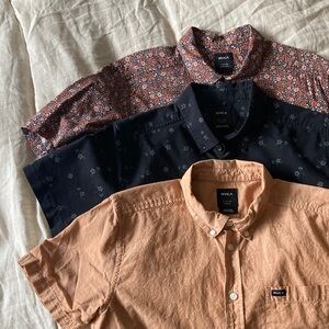 RVCA men’s shirt lot